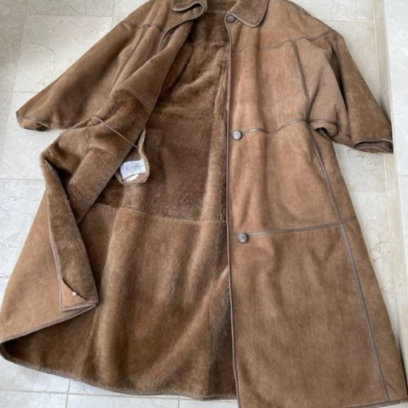 Luxurious full length sheepskin coat, Revillon, made in France - Picture 1 of 6